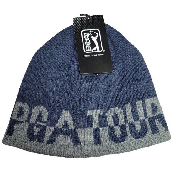 MEN'S PGA Reversible Beanie. One Size. New With Tags - Picture 1 of 2